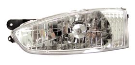 1997-2002 Mitsubishi Mirage 2dr Chrome Euro Headlights - 02-AZ-MM97-C