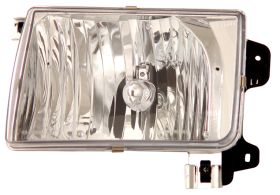 1998-2000 Nissan Frontier Chrome Euro Headlights - 02-AZ-NF98-C