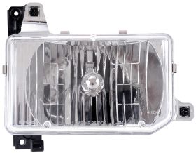 1986-1997 Nissan Hardbody Chrome Euro Headlights - 02-AZ-NH88-C