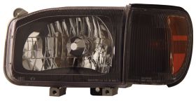 1999-2004 Nissan Pathfinder Black Euro Headlights w/ Corner Lights - 02-AZ-NP99-SET-B-A