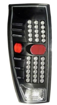 2002-2006 Chevy Avalanche Black LED Taillights - 03-CAL02TLEDJM