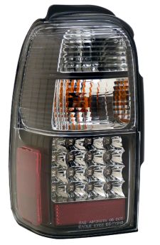 2001-2002 Toyota 4Runner Black LED Taillights - 03-T401TLEDJM
