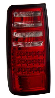1991-1997 Toyota Land Cruiser FJ82 Red / Clear LED Taillights - 03-TL91TLED