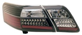 2007-2009 Toyota Camry Black LED Taillights 4pc - 03-TM07TLEDJM