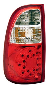 2005-2006 Toyota Tundra Red / Clear LED Taillights - 03-TR05TLED