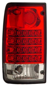 1989-1995 Toyota Pickup LED Tail Lights Red Clear - 03-TU8995TLED