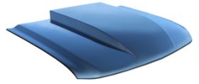 2007-2010 Chevy Silverado 1500 3 inch Cowl Fiberglass Hood - B-51101