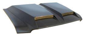 1999-2007 Ford SuperDuty Ram Air Fiberglass Hood - B-55250