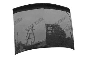 2004-2008 Ford F150 OEM Carbon Fiber Hood by ViS Racing - 04FDF152DOE-010C