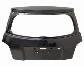 2004-2006 Scion XA 4DR ViS OEM Carbon Fiber Hatch - VIS-04SNXA4DOE-020C