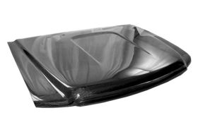2007-2009 GMC Sierra OEM Carbon Fiber Hood by ViS Racing - 07GMSIE4DOE-010C
