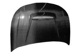 2008-2011 Ford Focus 2DR/4DR Invader Carbon Fiber Hood by ViS Racing - 08FDFOC2D