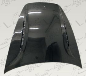 2011-2013 Porsche Cayenne SMC Carbon Fiber Hood by ViS Racing - 11PSCAY4DSMC-010
