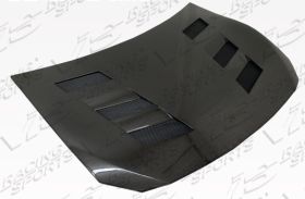 2013-2015 Subaru BRZ AMS Carbon Fiber Hood by ViS Racing - 13SBBRZ2DAMS-010C