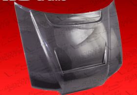 1988-1991 Honda JDM Civic HB JS Carbon Fiber Hood by ViS Racing - 88HDCVCHBJJS-0
