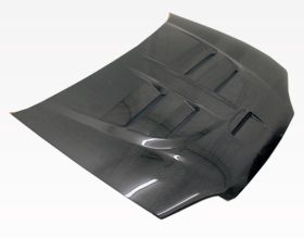 1992-1995 Honda Civic 2DR Fuzion Carbon Fiber Hood by ViS Racing - 92HDCVC2DFZ-0
