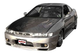 1996-1998 Honda Civic 2DR/4DR S14 Carbon Fiber Hood by ViS Racing - 96HDCVC2DS14