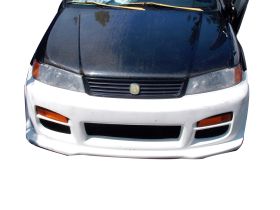 1997-2000 Acura EL / Domani 4DR ViS OEM Carbon Fiber Hood - VIS-97ACEL4DOE-010C