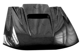 1999-2004 Ford Mustang ZD Carbon Fiber Hood by ViS Racing - 99FDMUS2DZD-010C