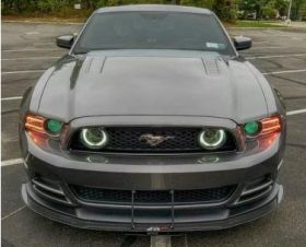 2011-2014 Ford Mustang Roush APR Carbon Fiber Front Splitter + Rods