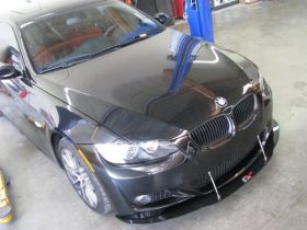 2007-2010 BMW E92 335i APR Carbon Fiber Front Splitter With Rods
