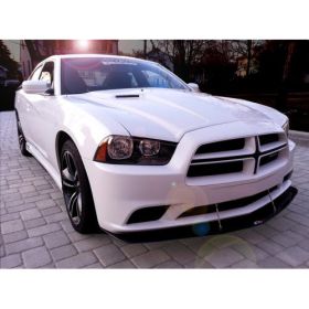 2011-2014 Dodge Charger APR Carbon Fiber Front Splitter With Rods