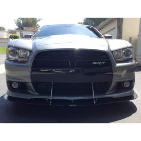 2011-2014 Dodge Charger SRT-8 APR Carbon Fiber Front Splitter With Rods