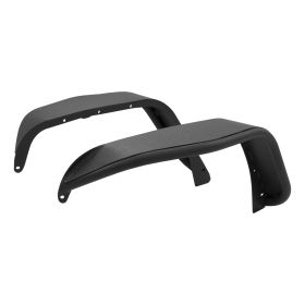 2007-2017 Jeep Wrangler Aries Black Front Fender Flares Unlimited Sahara - 1500201