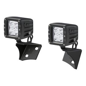 2007-2017 Jeep Wrangler Aries Windshield Lights and Brackets Unlimited Sahara - 1501304