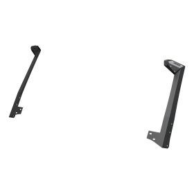 2007-2017 Jeep Wrangler Aries Black Roof Light Mounting Brackets Unlimited Sahara - 15911