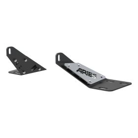 1997-2001 Jeep Wrangler Aries Black Hood Light Mounting Brackets Sahara/SE/SPORT - 15913