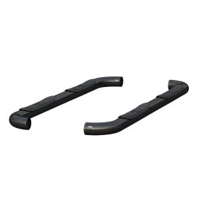 1999-2016 Ford F-350 Aries 3" Round Semi-Gloss Black Steel Side Bars Extended Cab - 203025