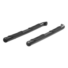 2008-2012 Ford Escape Aries 3" Round Semi-Gloss Black Steel Side Bars  - 203031