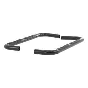 1995-2001 Ford Explorer Aries 3" Round Semi-Gloss Black Steel Side Bars 4-DOOR - 203036