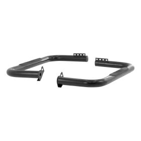 1966-1972 Ford Bronco Aries 3" Round Semi-Gloss Black Steel Side Bars  - 203038