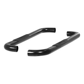 2009-2014 Ford F-150 Aries 3" Round Semi-Gloss Black Steel Side Bars REGULAR CAB - 203040