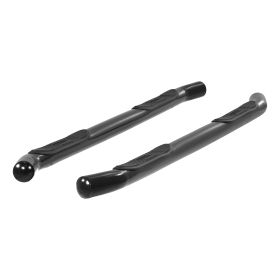 2011-2016 Ford Explorer Aries 3" Round Semi-Gloss Black Steel Side Bars  - 203041