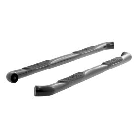 2015-2018 Ford F-150 Aries 3" Round Semi-Gloss Black Steel Side Bars XLT/Crew Cab - 203043