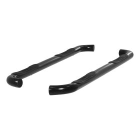 2015-2018 Ford F-150 Aries 3" Round Semi-Gloss Black Steel Side Bars XLT/Extended Cab - 203044