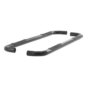 1995-1999 Chevy Suburban Aries 3" Round Semi-Gloss Black Steel Side Bars 1500 - 204014