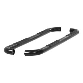 2004-2014 Chevy Colorado Aries 3" Round Semi-Gloss Black Steel Side Bars CREW CAB - 204016
