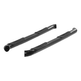 2010-2017 GMC Terrain Aries 3" Round Semi-Gloss Black Steel Side Bars  - 204032
