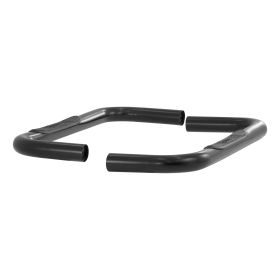 1976-1991 GMC Blazer K5 Aries 3" Round Semi-Gloss Black Steel Side Bars  - 204044