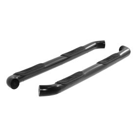 2007-2017 GMC Sierra 1500 Aries 3" Round Semi-Gloss Black Steel Side Bars EXTENDED CAB (ROCKER PANEL MOUNT) - 204046