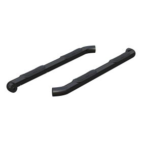 2015-2017 Chevy Colorado Aries 3" Round Semi-Gloss Black Steel Side Bars CREW CAB - 204051