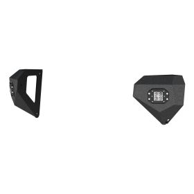 2007-2017 Jeep Wrangler Aries TrailChaser Front Bumper Corners with LED Lights Unlimited Sahara - 2081200