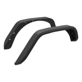 2007-2017 Jeep Wrangler Aries Black Rear Fender Flares Unlimited Sahara - 2500201