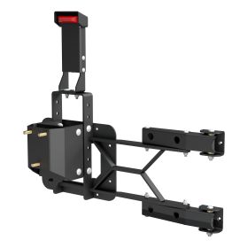 2007-2017 Jeep Wrangler Aries Black Heavy-Duty Spare Tire Carrier  - 2563000