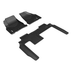2007-2017 GMC Acadia Aries Black StyleGuard XD Floor Liners SLT/Bench Seat Only - 2800209
