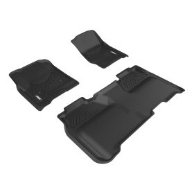 2014-2018 Chevy Silverado 1500 Aries Black StyleGuard XD Floor Liners WT/Crew Cab Pickup - 2800509
